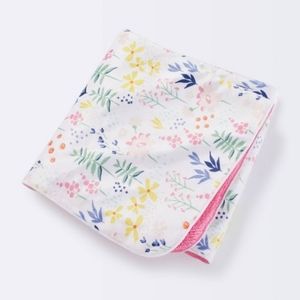 Cloud IslandPlush Velboa Baby Blanket Wildflower - Cloud Island in Pink